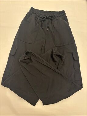 Gilly Hicks Black Cargo Jogger Track Pants